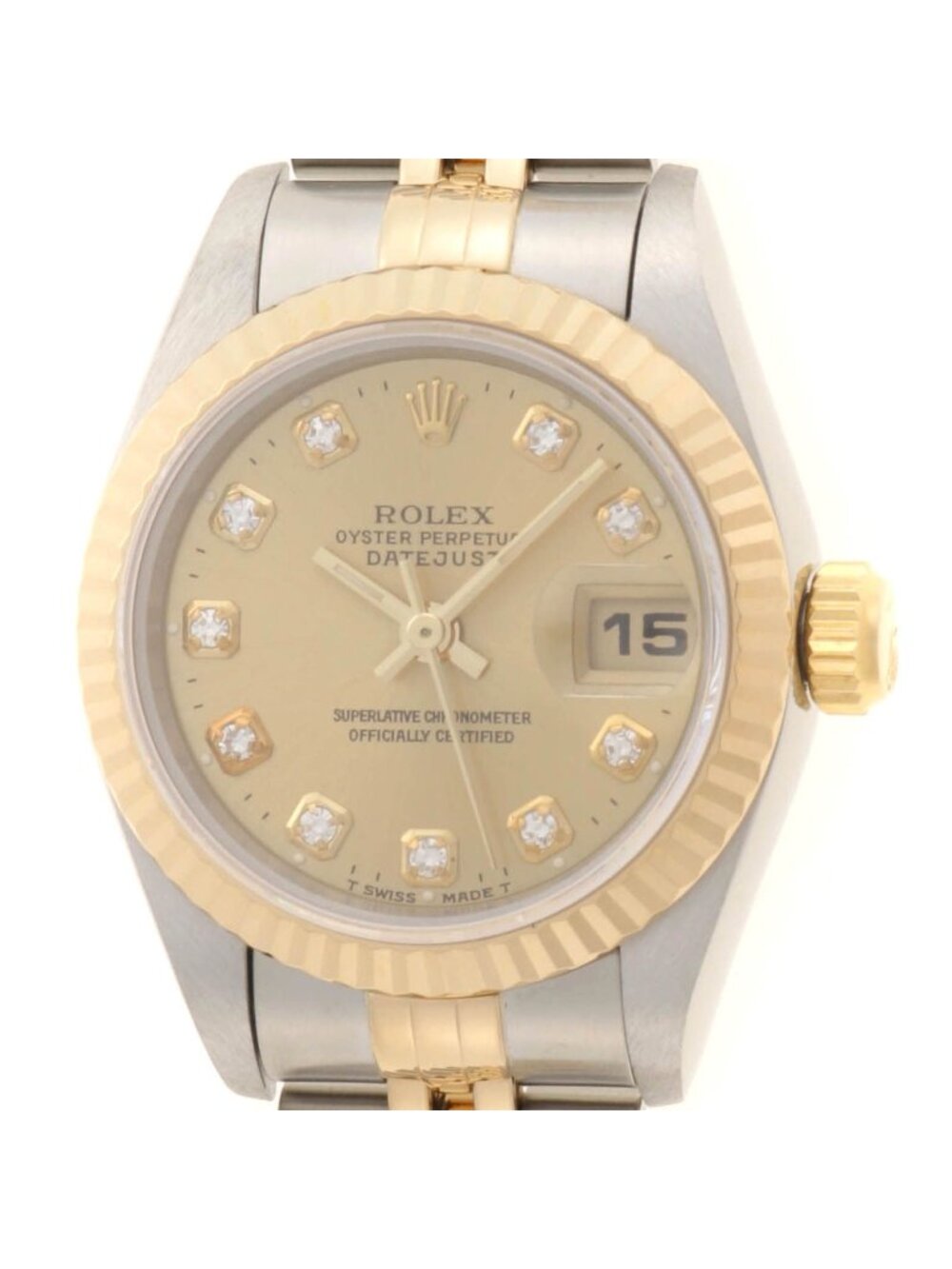 Rolex Datejust YG SS Champagne Automatic Watch